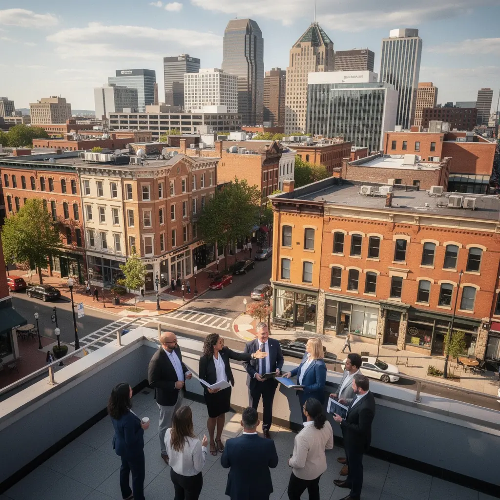 Интерьер старинного здания, демонстрирующий оригинальные элементы декора и отделки.